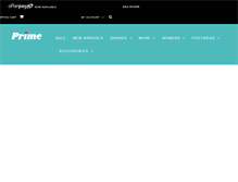 Tablet Screenshot of primeonline.com.au